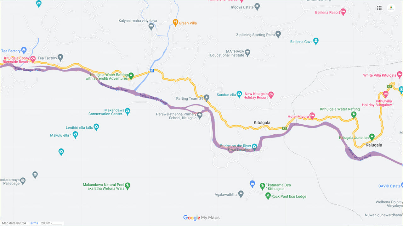 Spływ pontonowy z Kitulgala (5 km)