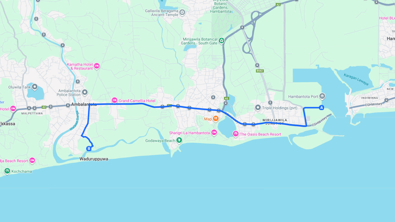 Safari łodzią po dżungli rzeki Walawe z portu morskiego Hambantota