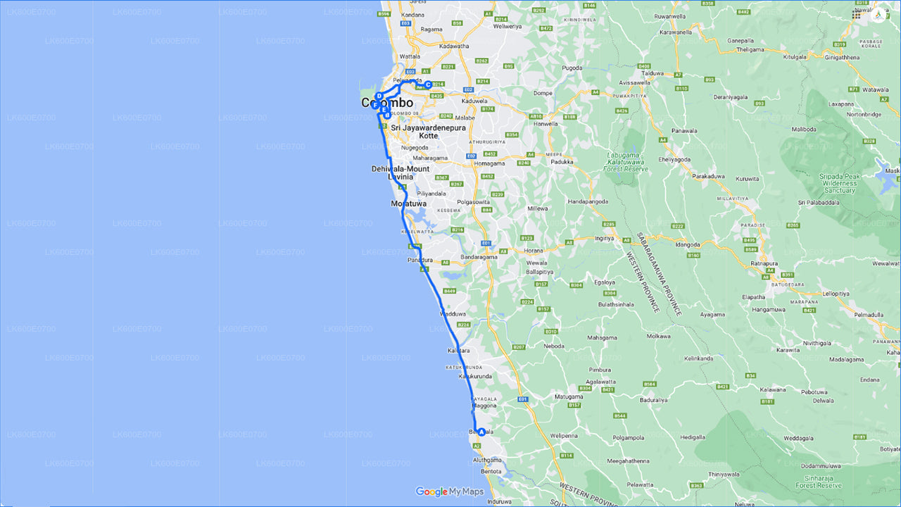 Wycieczka po Kolombo z Beruwali