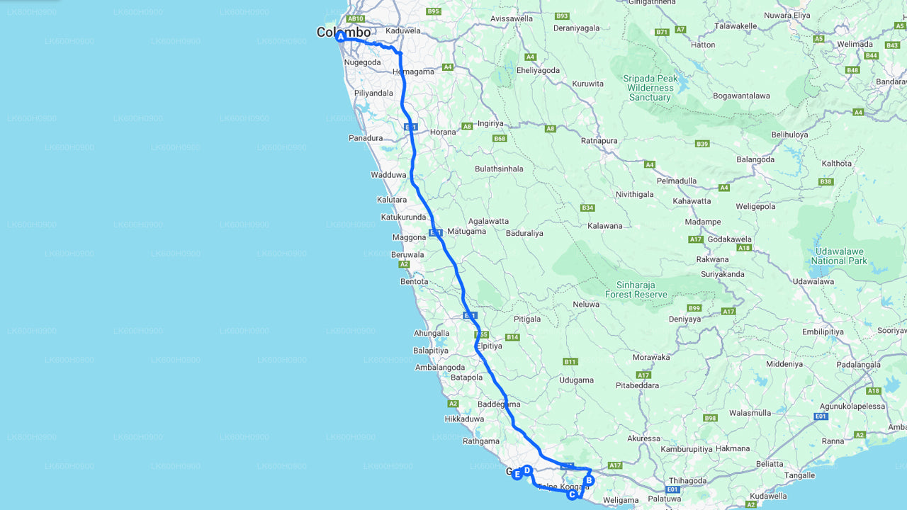 Najważniejsze atrakcje południowego wybrzeża z Kolombo