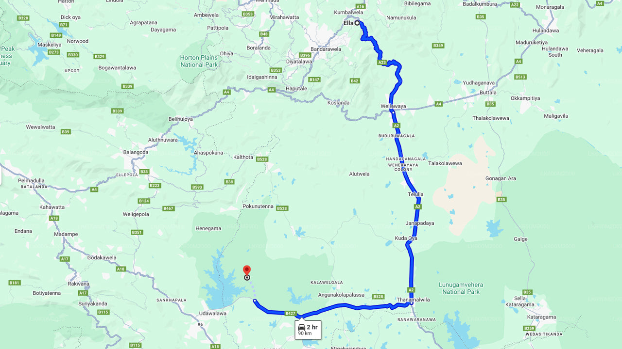 Safari w Parku Narodowym Udawalawe z Elli