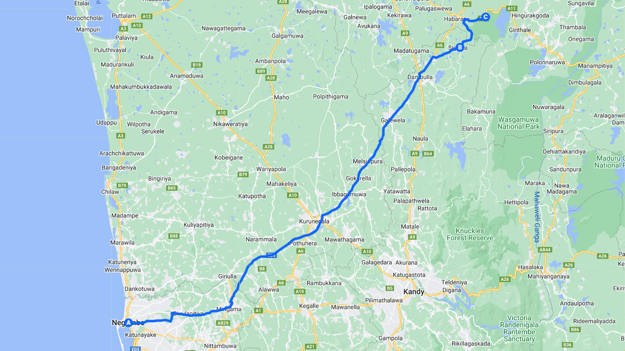 Sigiriya Rock i Wild Elephant Safari z Negombo