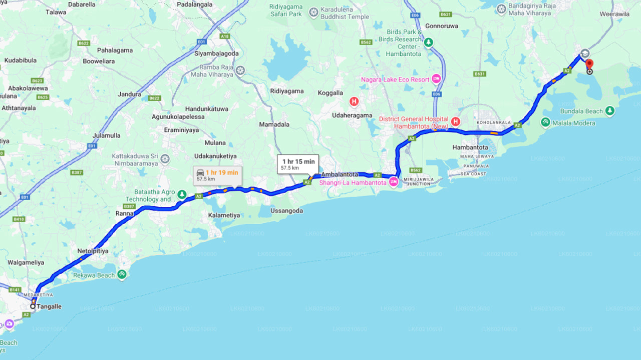 Safari w Parku Narodowym Bundala z Tangalle