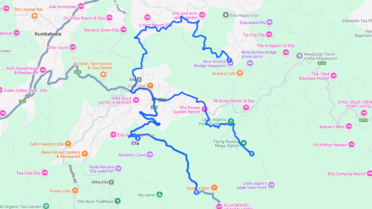 Wycieczka piesza do Elli Three Icons od Elli