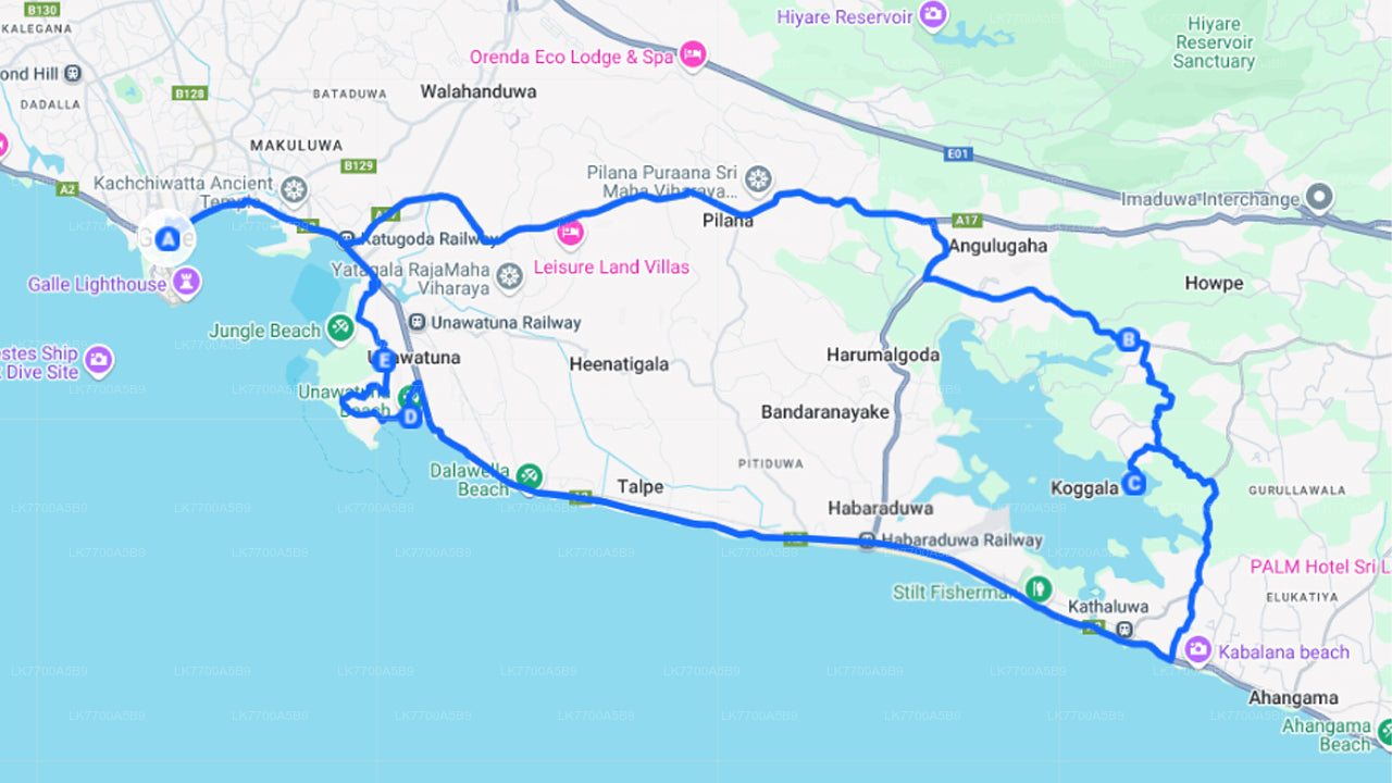 Wieś na rowerze z Galle