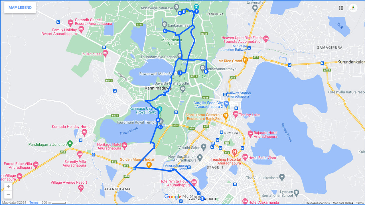 Jazda na rowerze z Anuradhapury