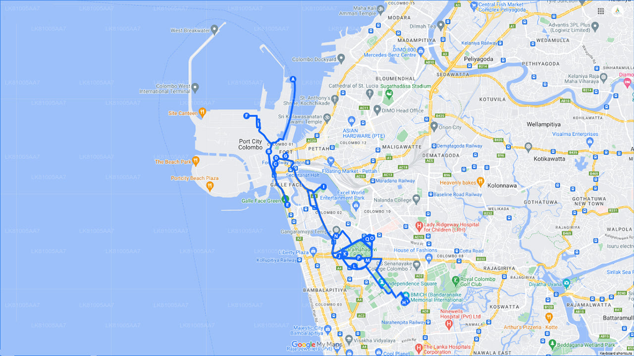 Wycieczka po Kolombo z portu w Kolombo