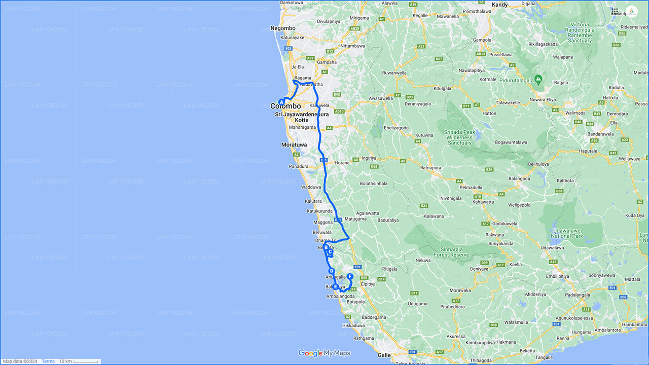 Wycieczka po mieście Bentota z portu w Kolombo