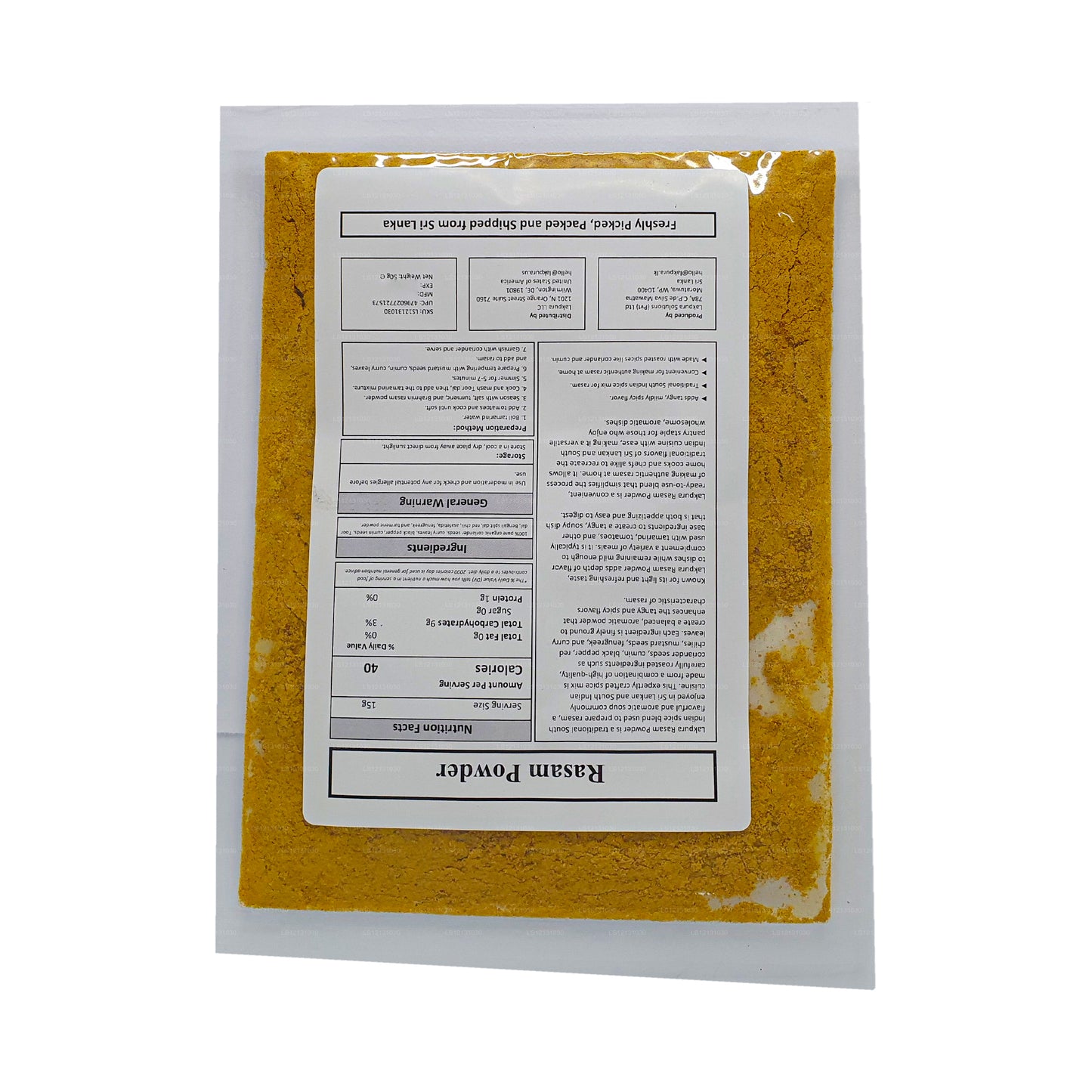 Lakpura Rasam w proszku