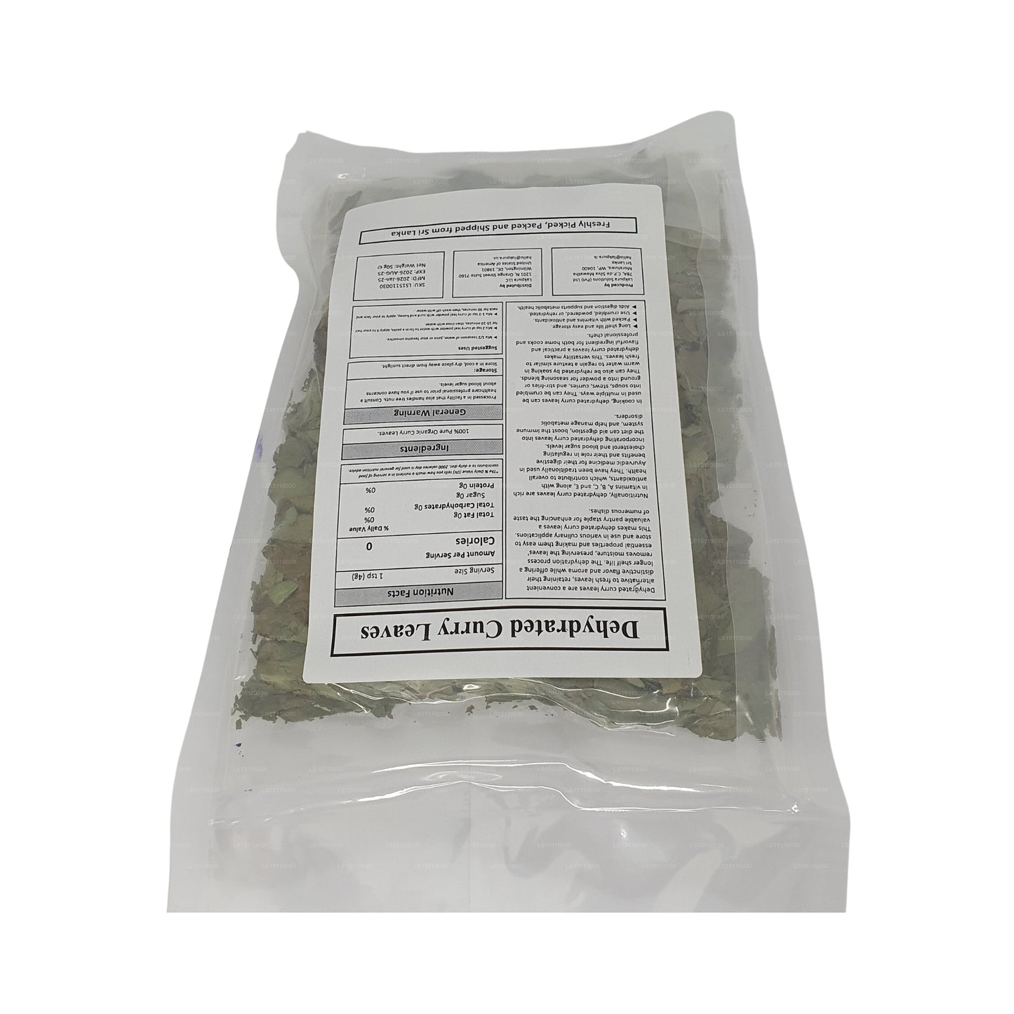 Suszone liście curry Lakpura®