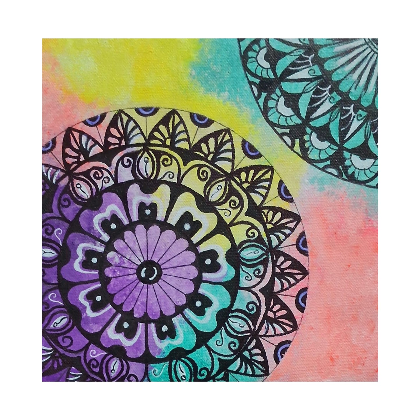 Lakpura® Mandala Dekoracja Ścienna (Wzór B)