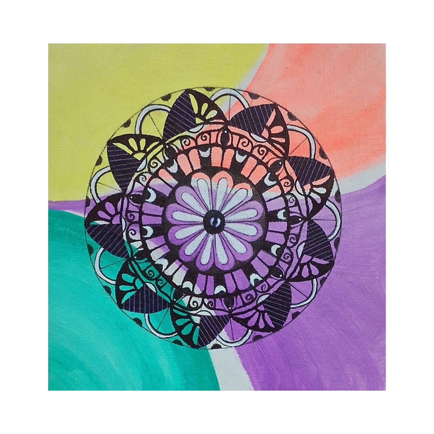 Lakpura® Mandala Dekoracja Ścienna (Wzór A)