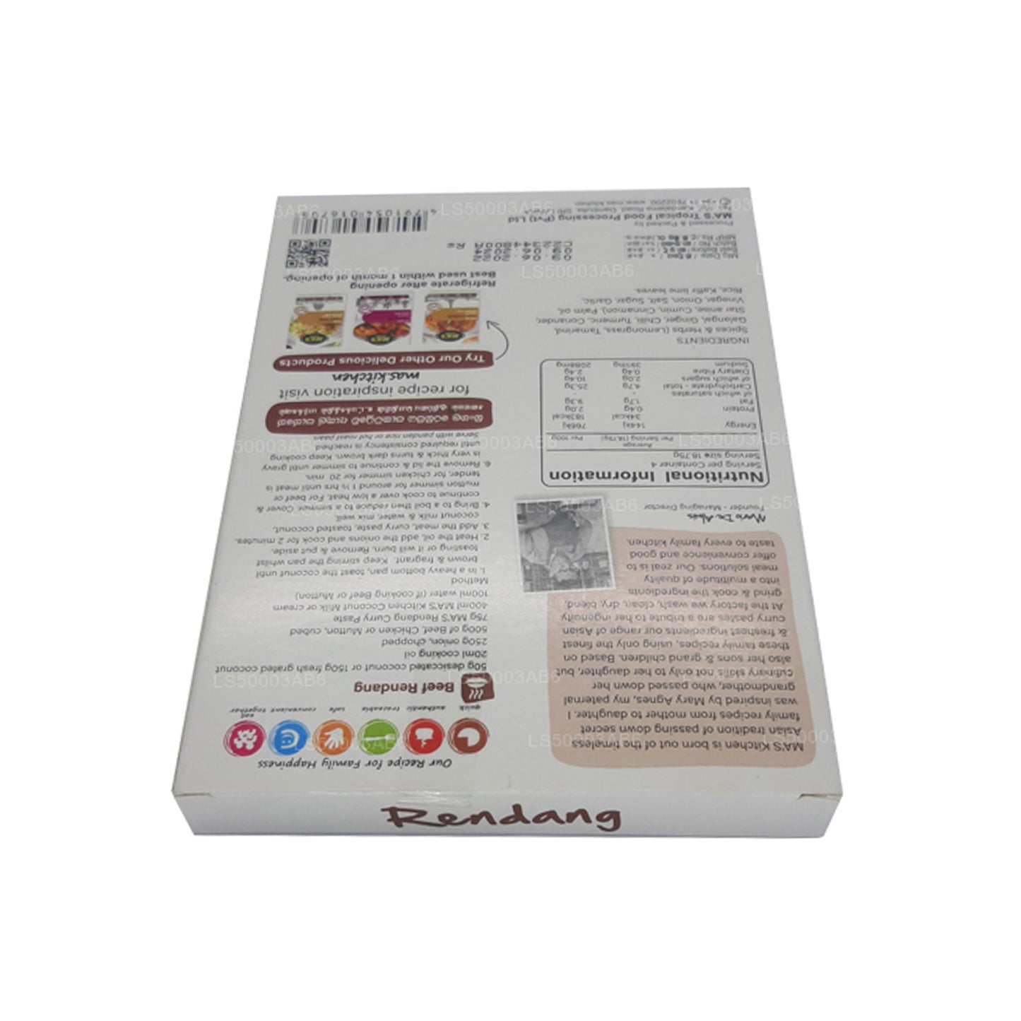 MA Kuchnia Indonezyjska pasta Rendang (75g)