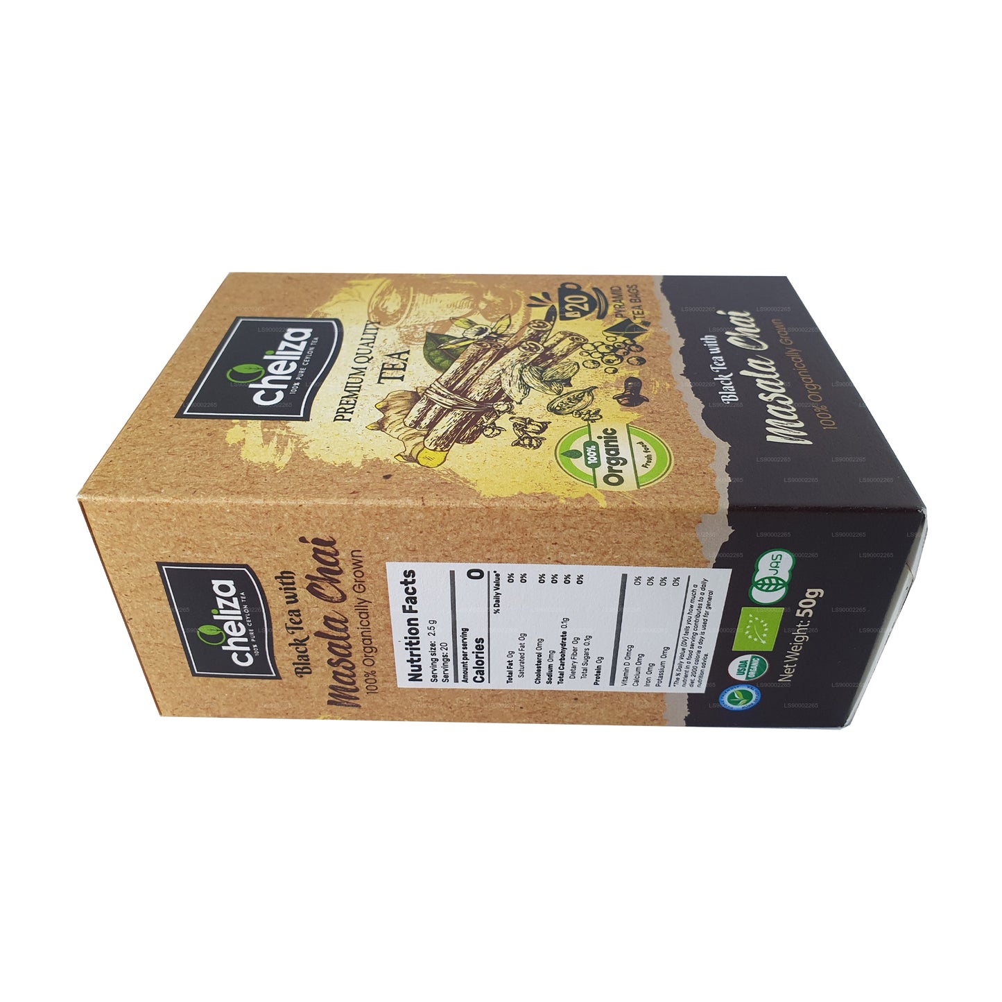 Cheliza Black Tea with Masala Chai (50g) 20 Tea Bags