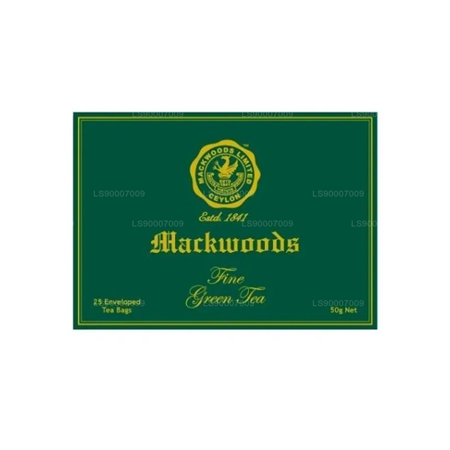 Mackwoods drobna zielona herbata (50g) 25 torebek