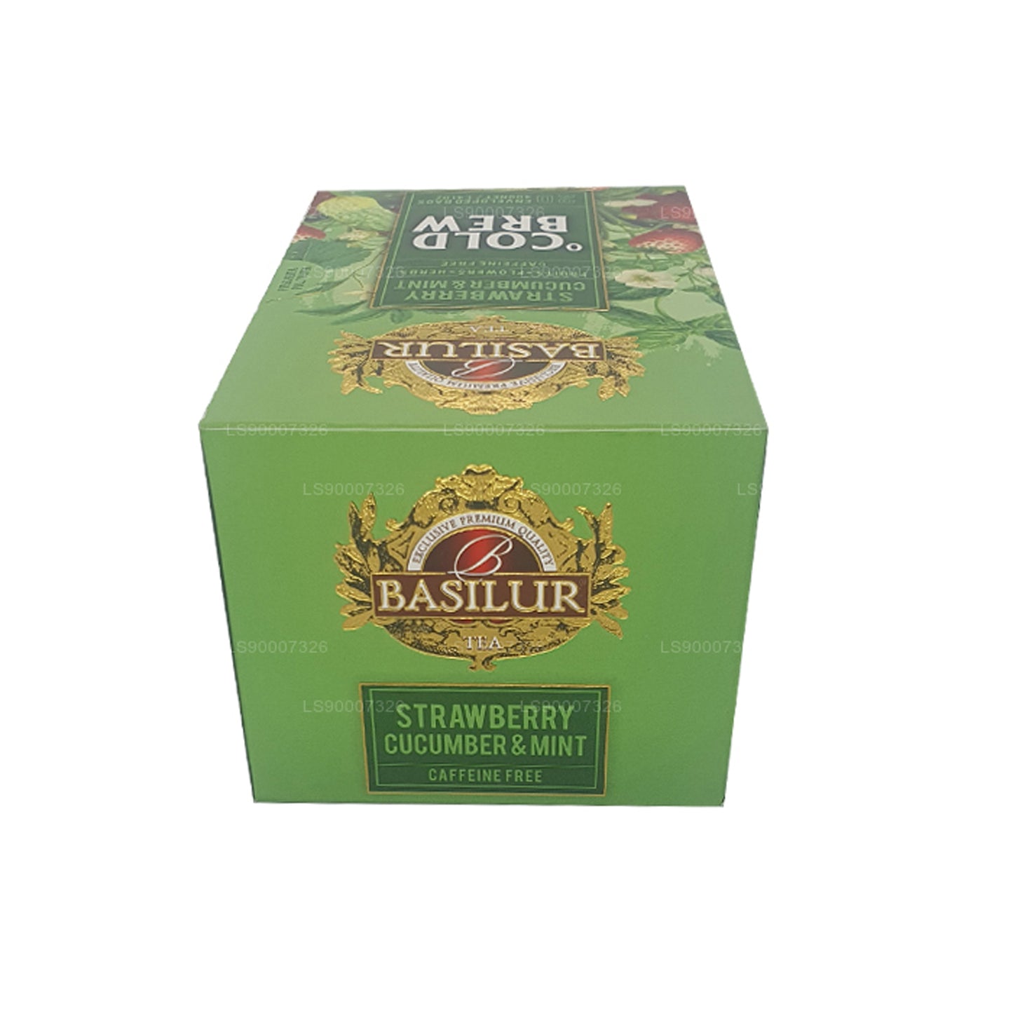Basilur Cold Brew „Truskawkowy ogórek i mięta” (40g) Box