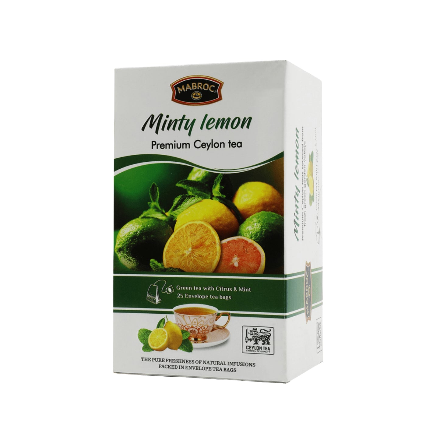 Herbata Mabroc Fruity Range Minty Lemon (37.5g) 25 torebek