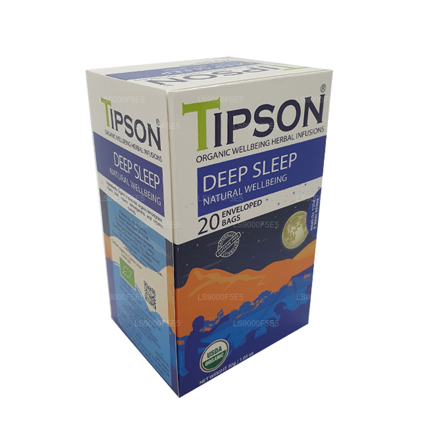 Tipson Organic Deep Sleep Natural Wellbeing (30g) 20 torebek na herbatę w kopercie