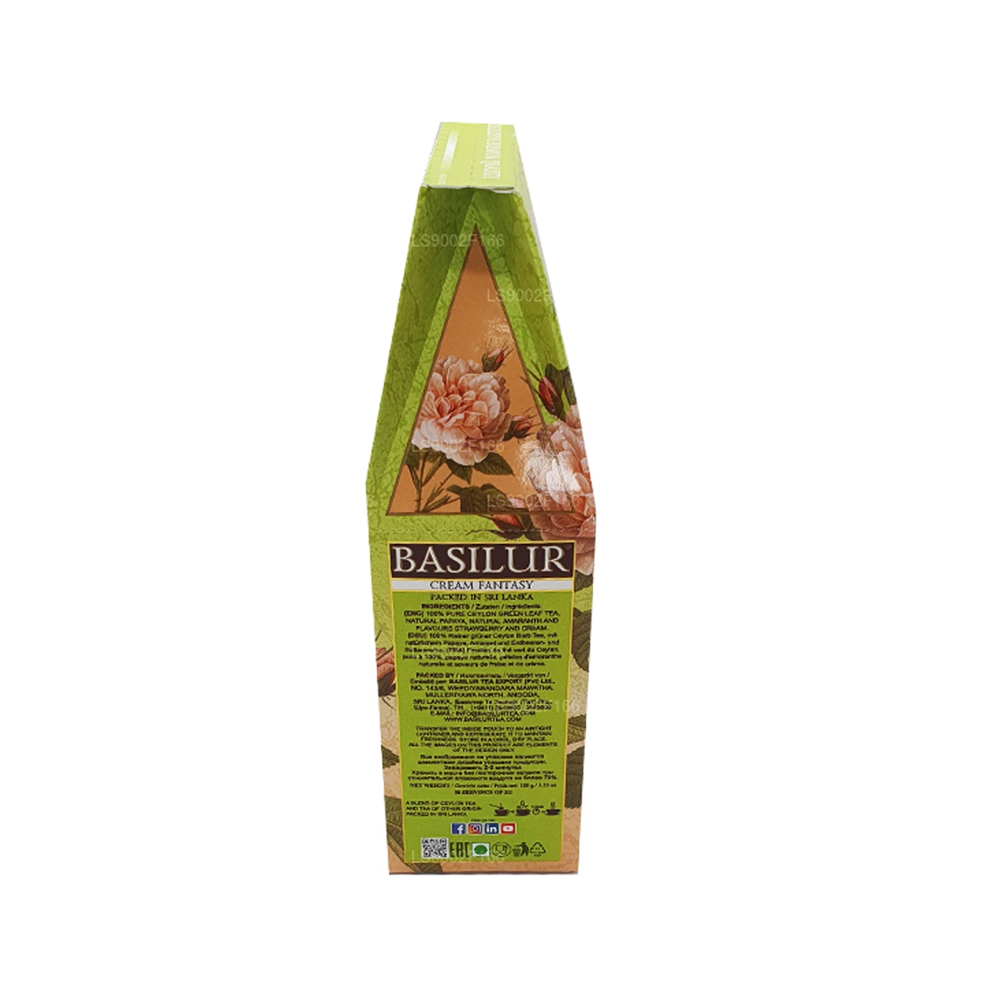 Basilur Cream Fantasy Ceylon Zielona Herbata (100g)