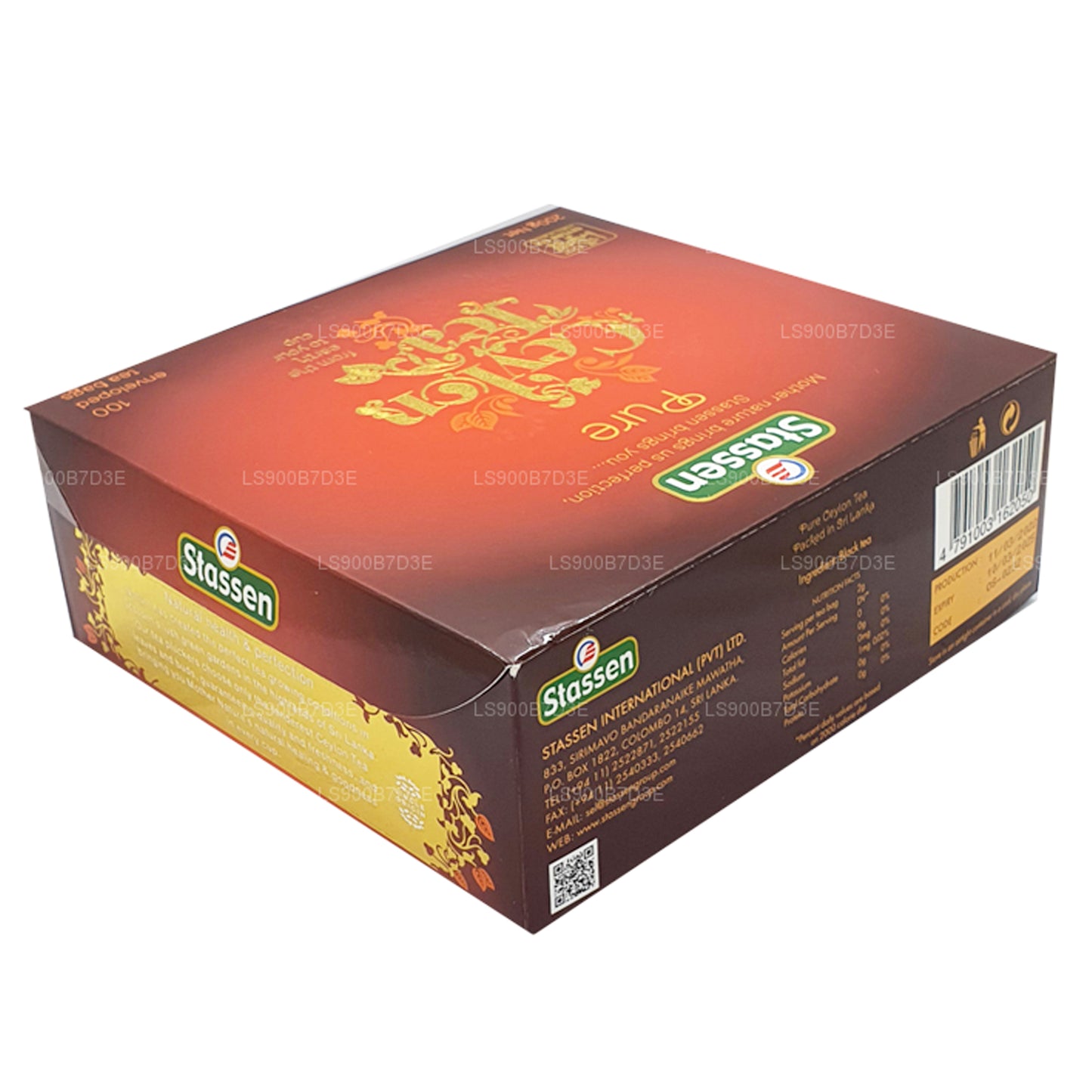 Stassen Pure Ceylon Czarna herbata (200g) 100 torebek