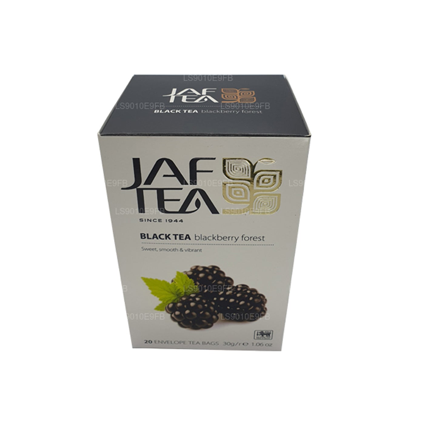 Jaf Tea Pure Fruits Collection Czarna Herbata Jeżyna Leśna Folia Kopertowa Torebki Herbaty (30g)