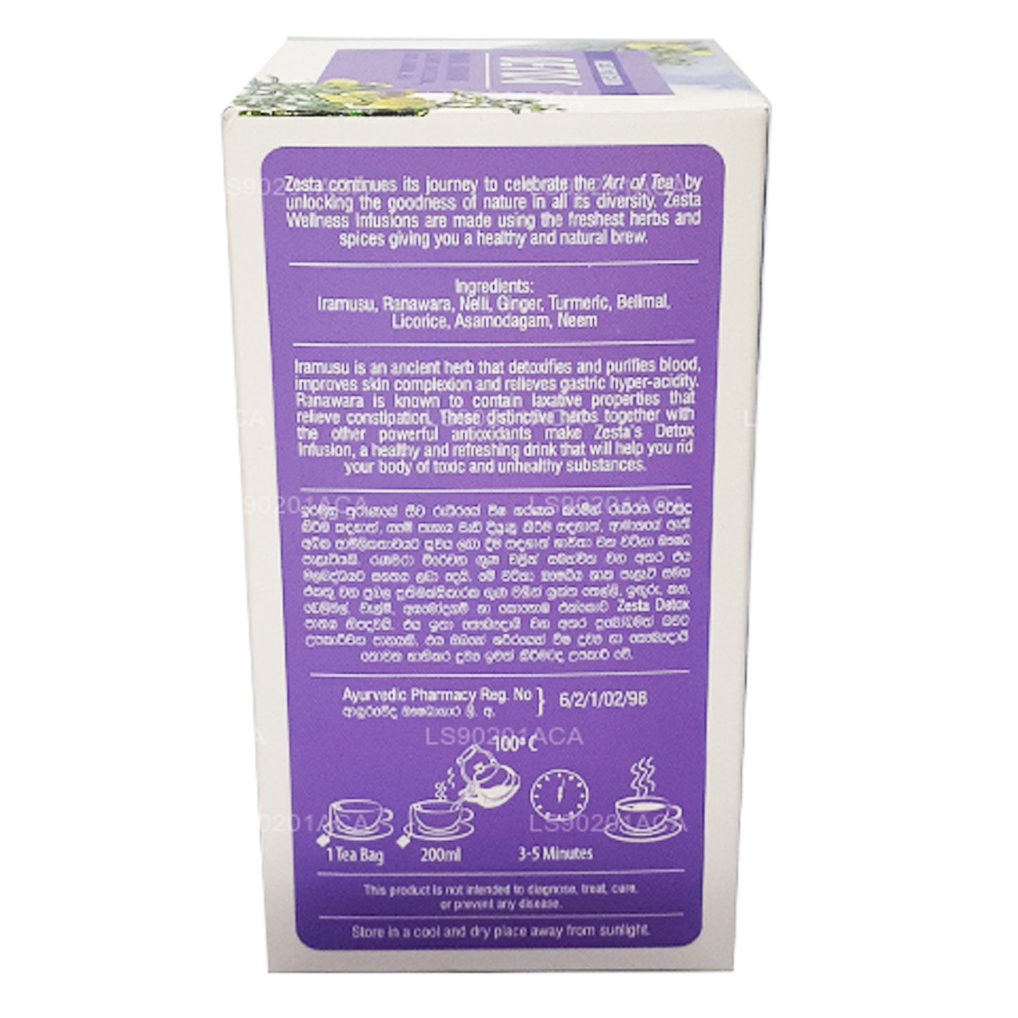 Zesta Detox Iramusu, Ranawara (40g) 20 torebek