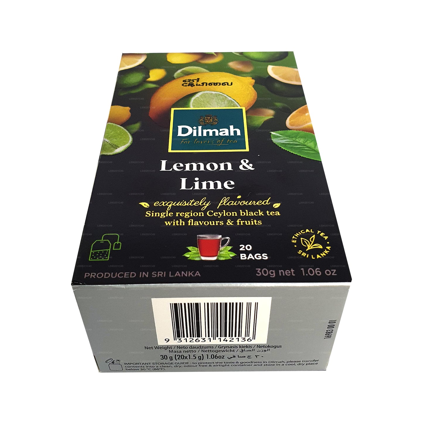 Dilmah Herbata o smaku cytrynowym (30g) 20 torebek