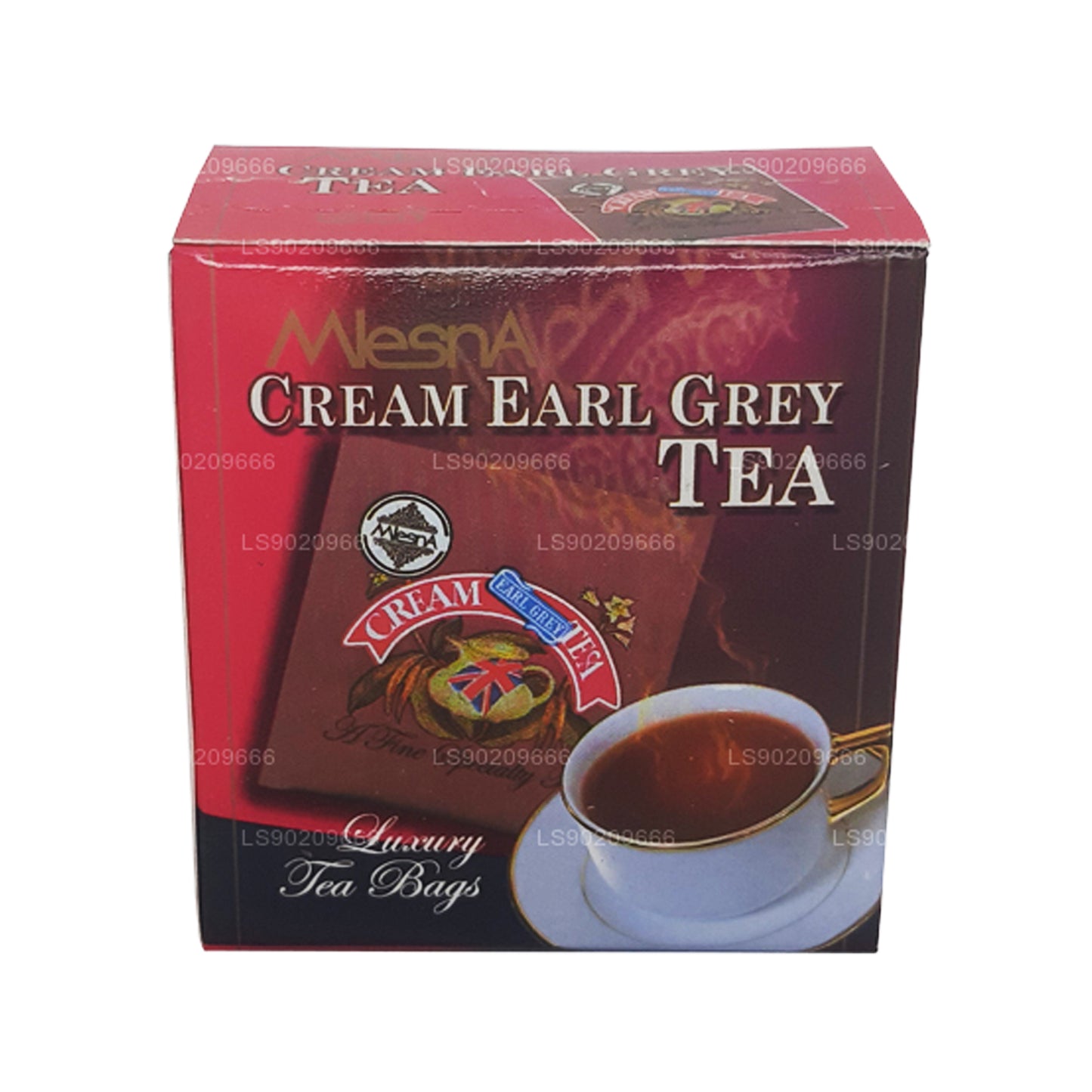 Mlesna Cream Earl Grey Tea (20g) 10 luksusowych torebek na herbatę