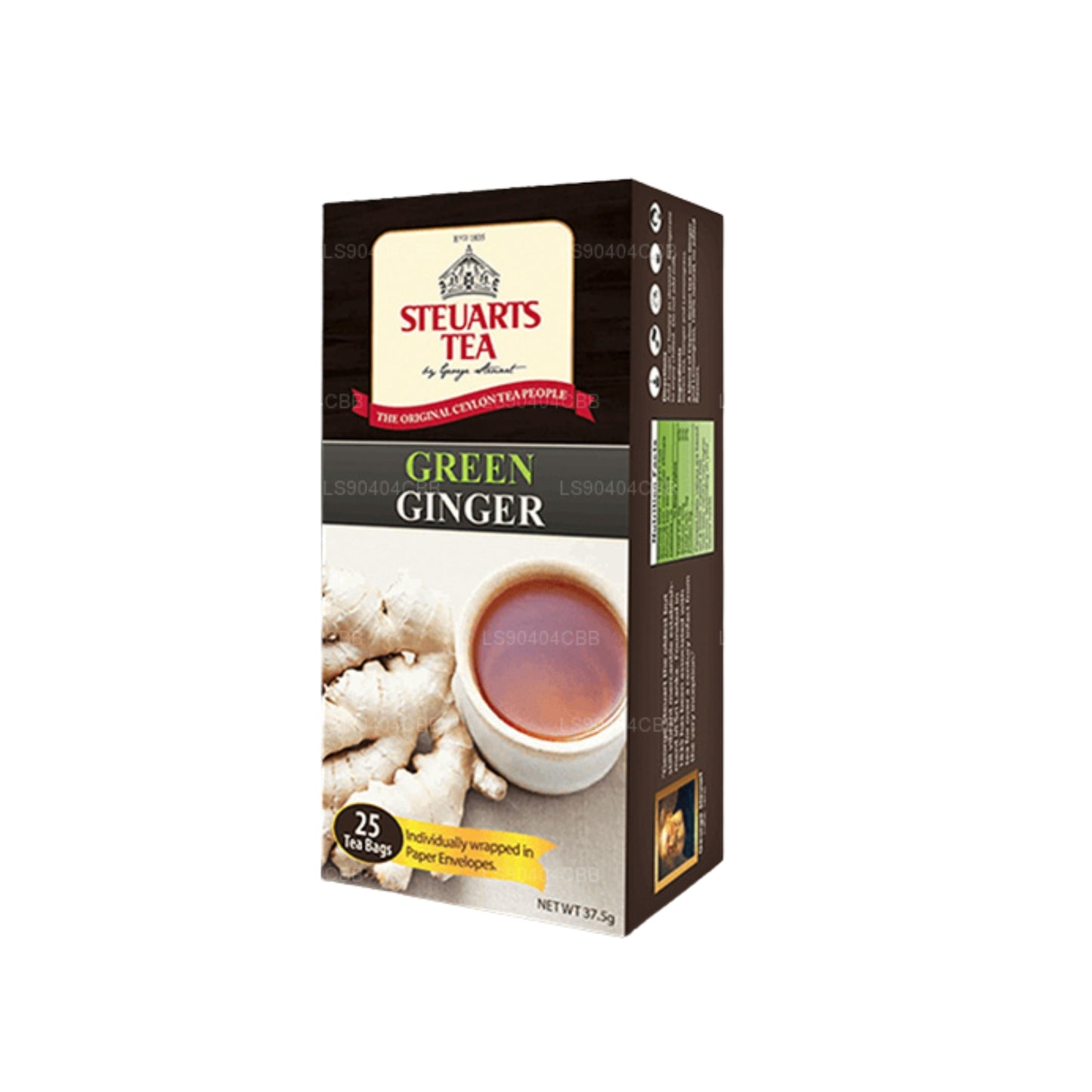 George Steuart Zielona herbata imbirowa (50g) 25 Torebek herbaty