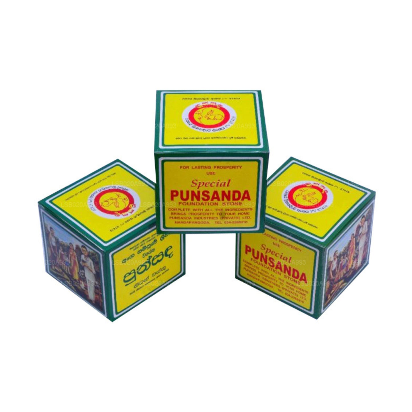 Punsanda Nidan Wasthu (główne kamienie fundamentowe)