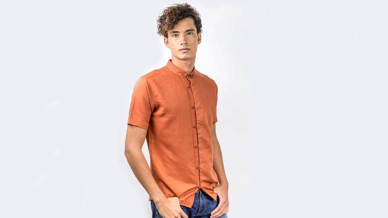 Linen Cotton Short Sleeve Shirt