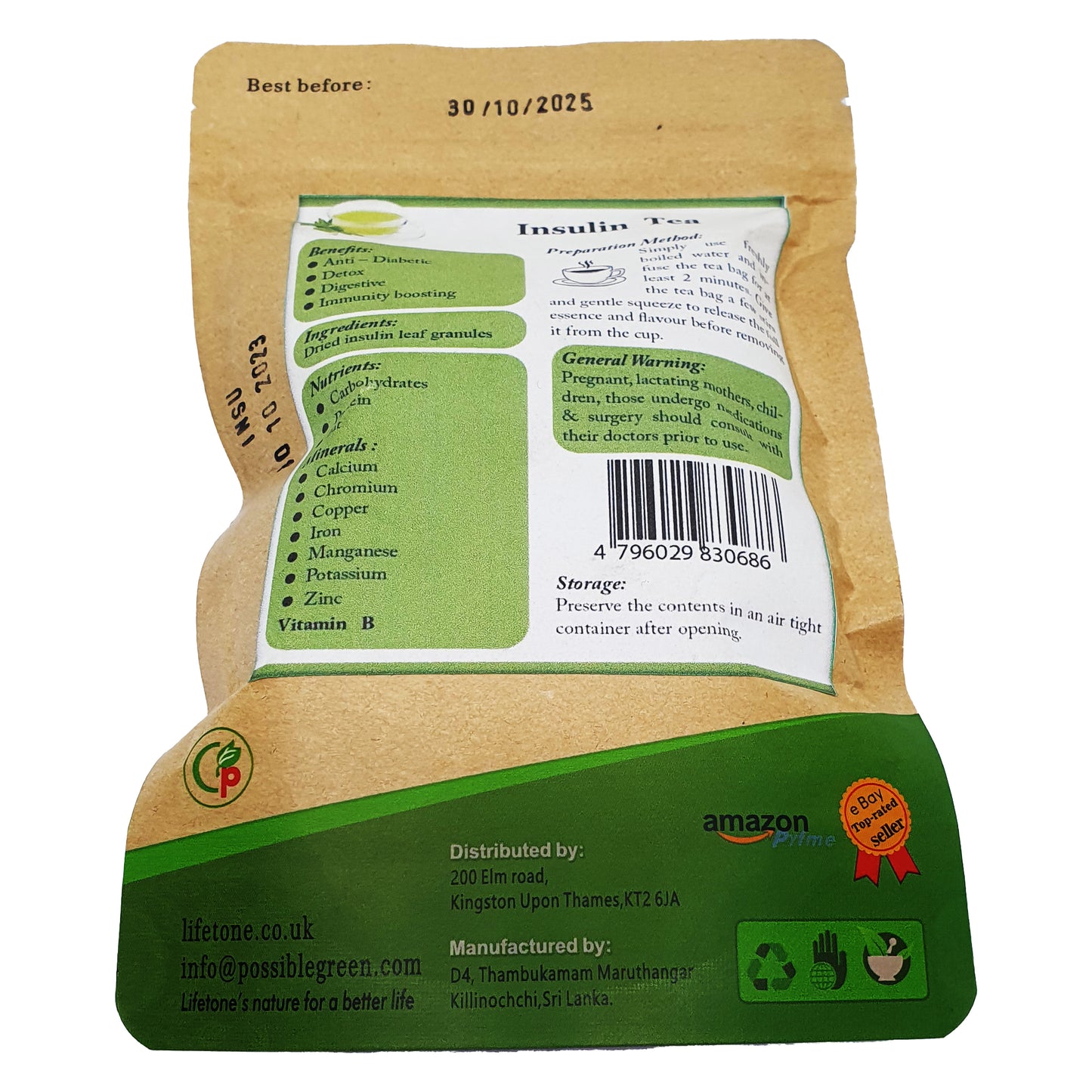 Lifetone Insulina Herbata (40g)