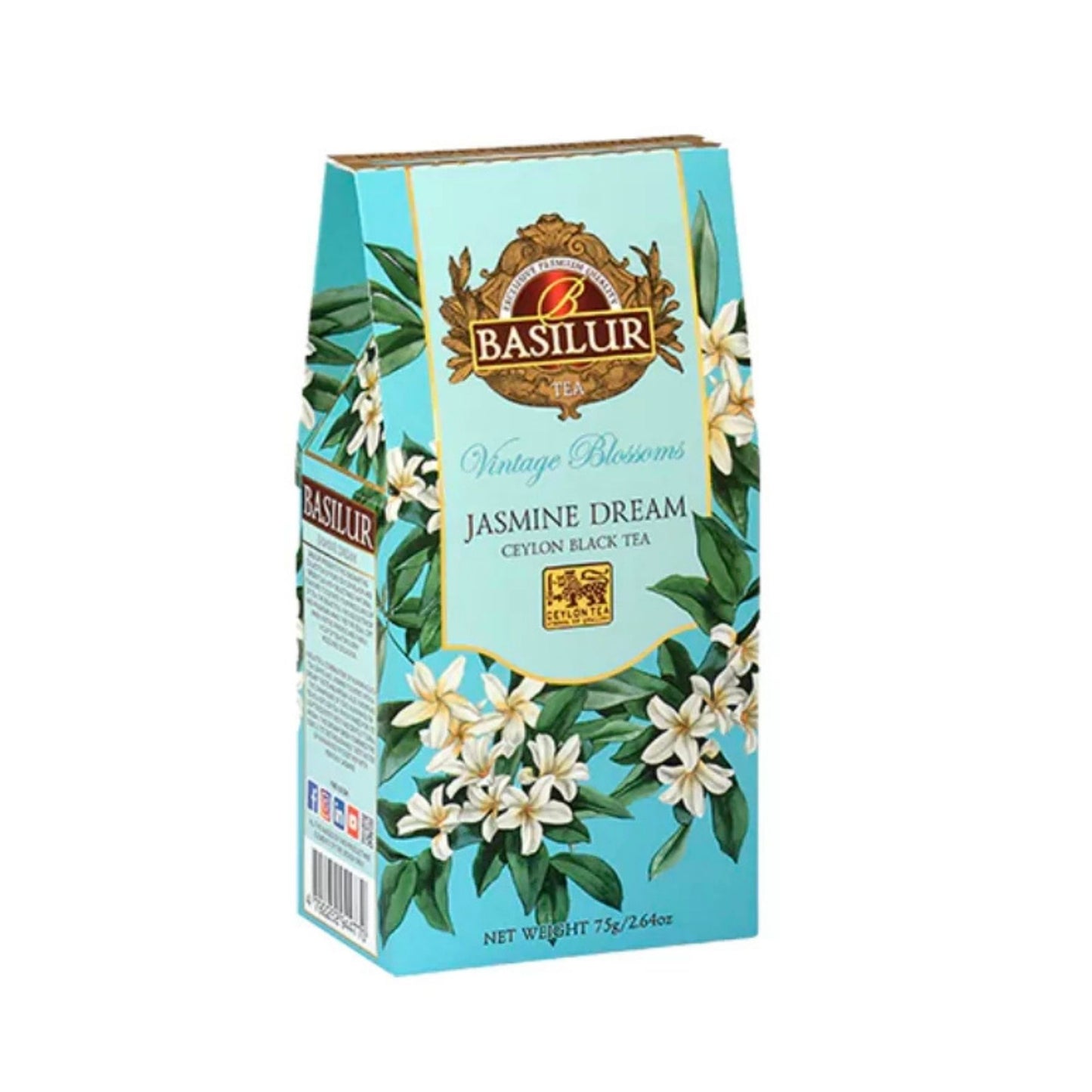 Basilur Vintage Blossom Jasmine Dream Green Tea (75g)