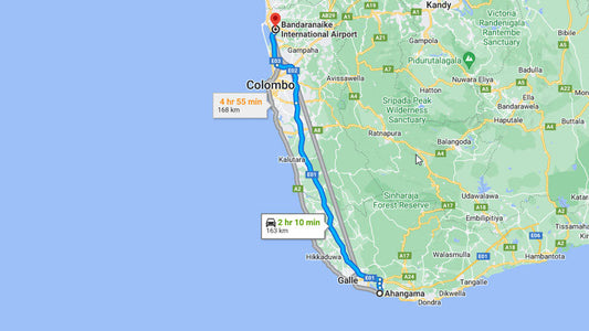 Ahangama City do lotniska Colombo (CMB) Prywatny transfer z miasta