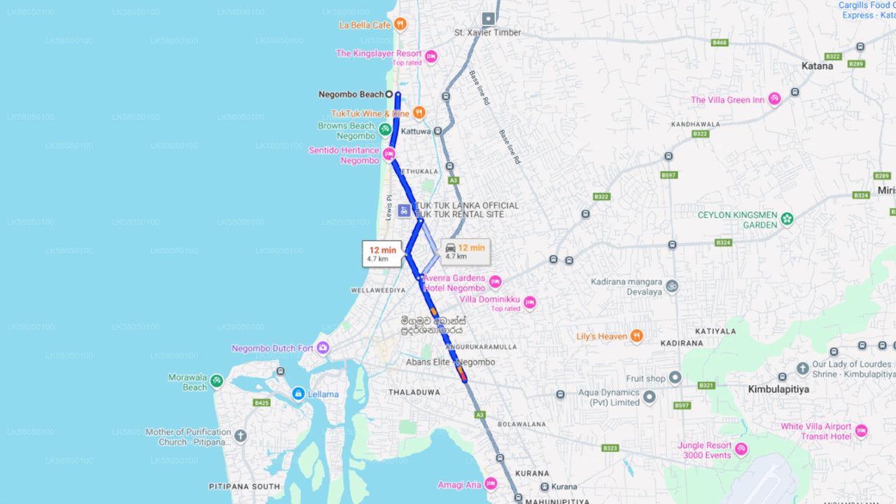 Nurkowanie z rurką z Negombo