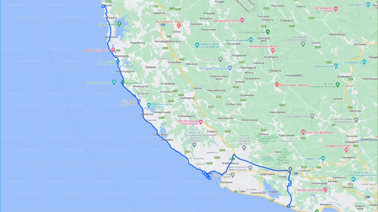 Najważniejsze atrakcje południowego wybrzeża z Ahangama