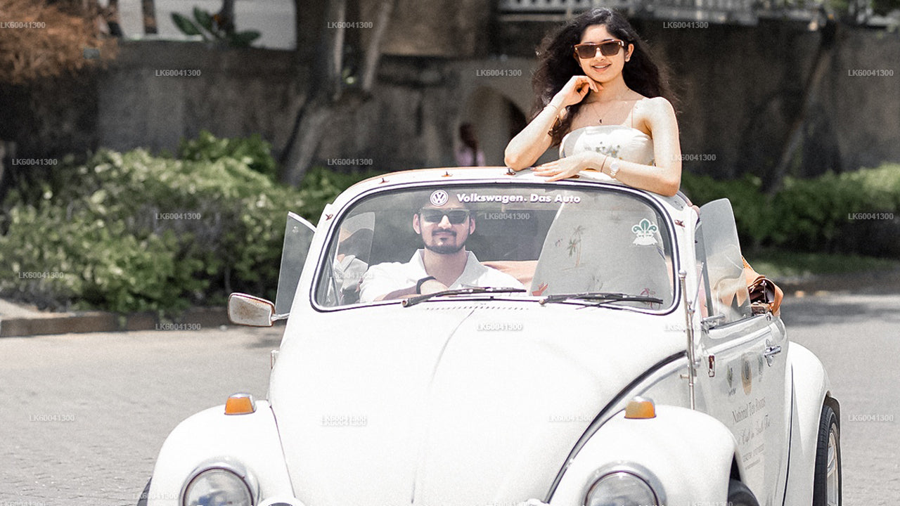 Wycieczka po mieście i okolicy Galle klasycznym samochodem