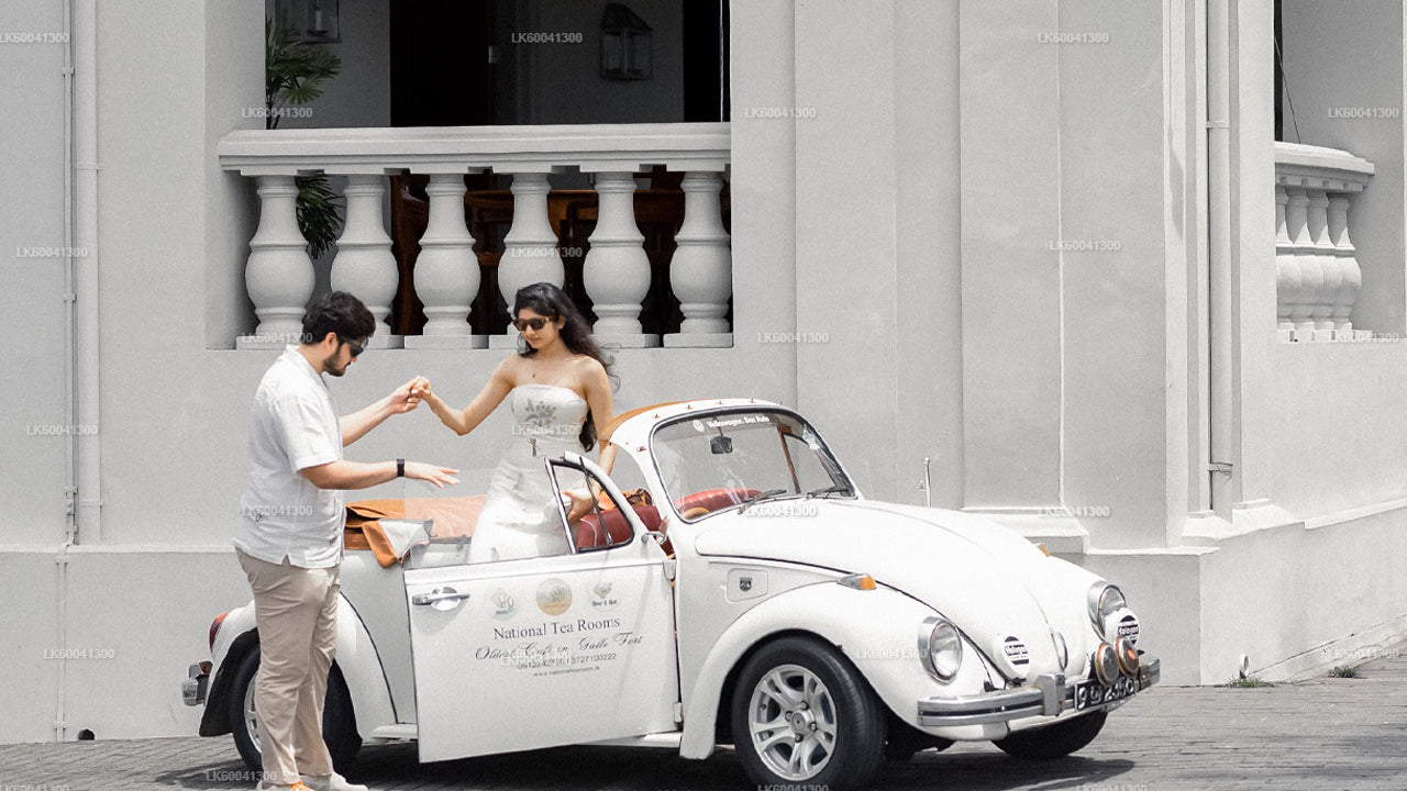 Wycieczka po mieście i okolicy Galle klasycznym samochodem