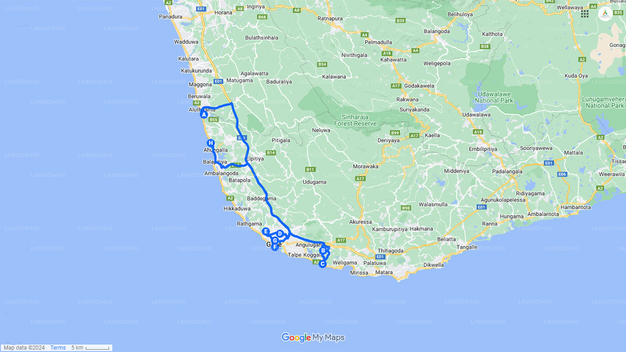 Wycieczka po najważniejszych atrakcjach południowego wybrzeża z Bentoty