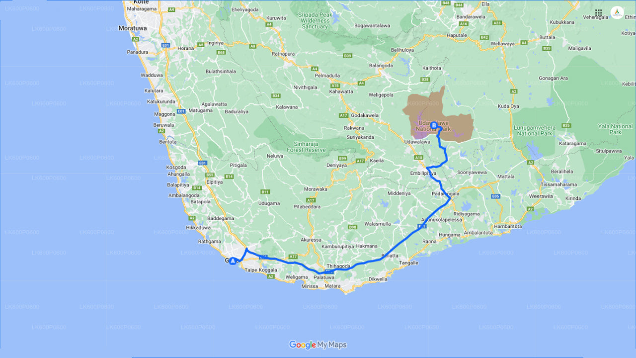 Safari w Parku Narodowym Udawalawe z Galle