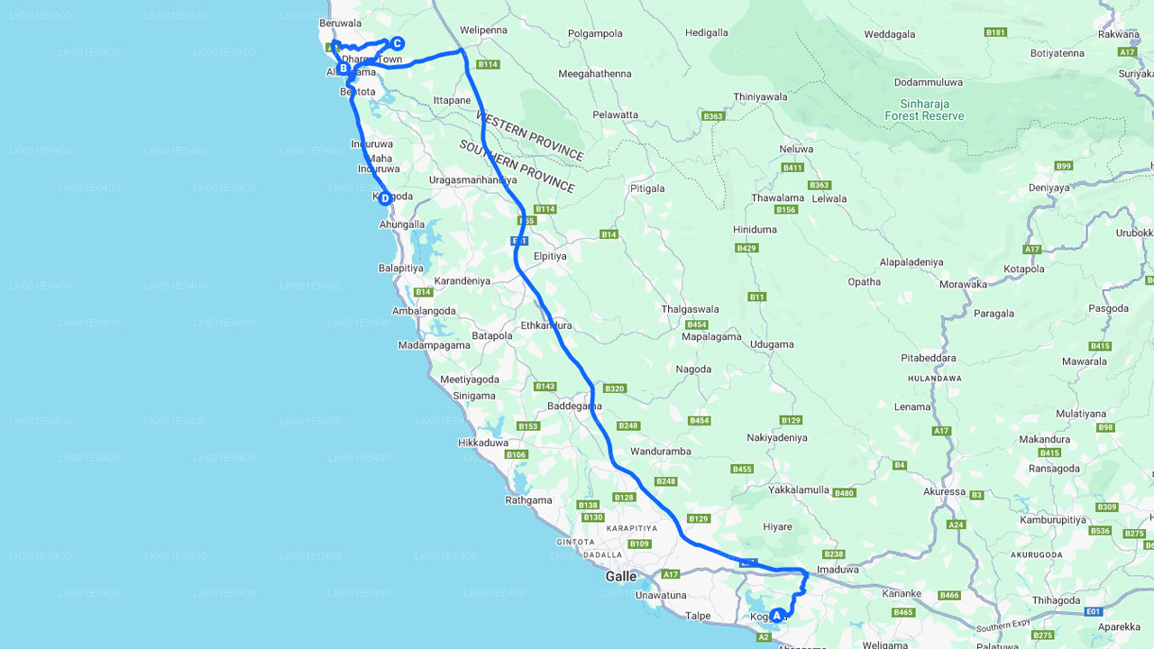 Bentota City Tour from Koggala