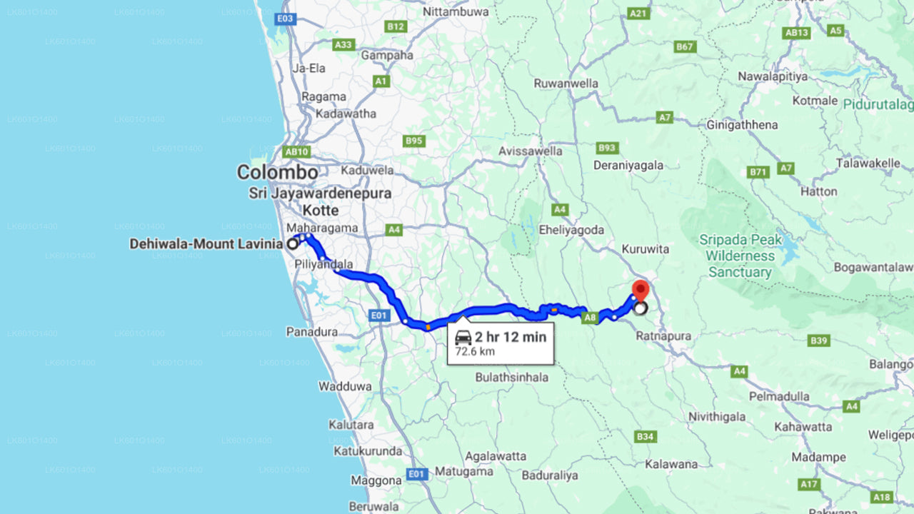 Przeglądaj kopalnie klejnotów w Ratnapurze z góry Lavinia