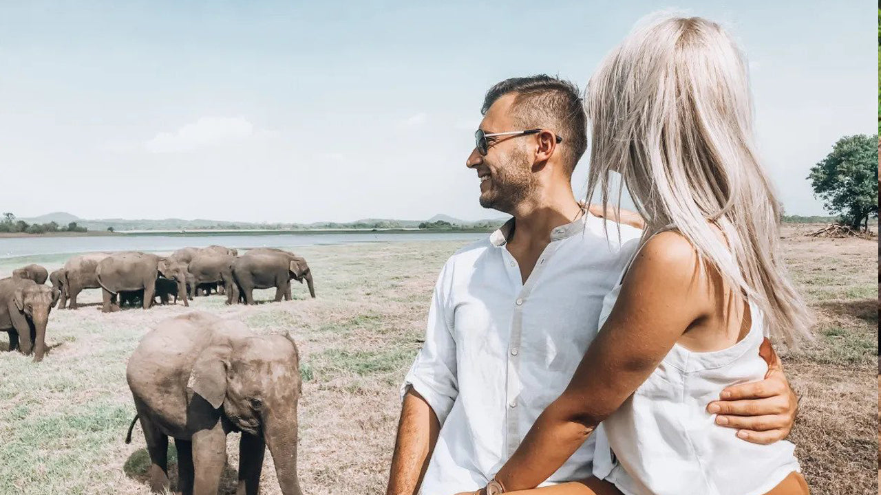 Sigiriya Rock i Wild Elephant Safari z Sigiriya