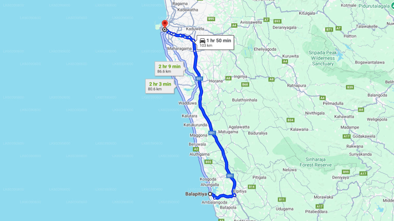 Wycieczka po Kolombo z Balapitiya