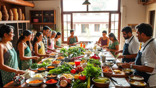 Wycieczka po rynku i kurs gotowania potraw kuchni lankijskiej z Unawatuny