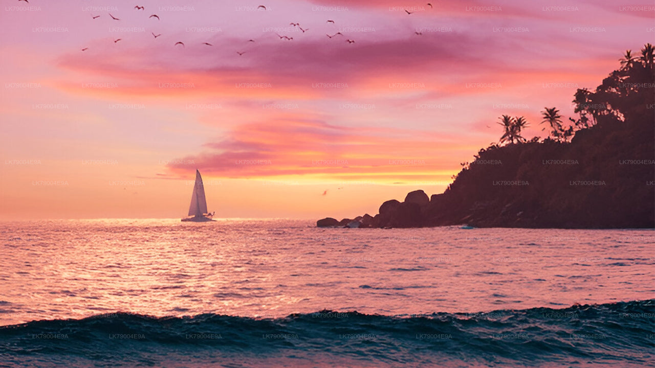 3-godzinny wspólny rejs o zachodzie słońca z Galle