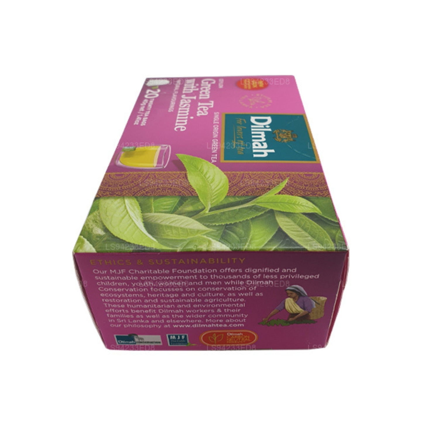 Dilmah Ceylon Zielona Herbata z Jaśminem (40g) 20 torebek