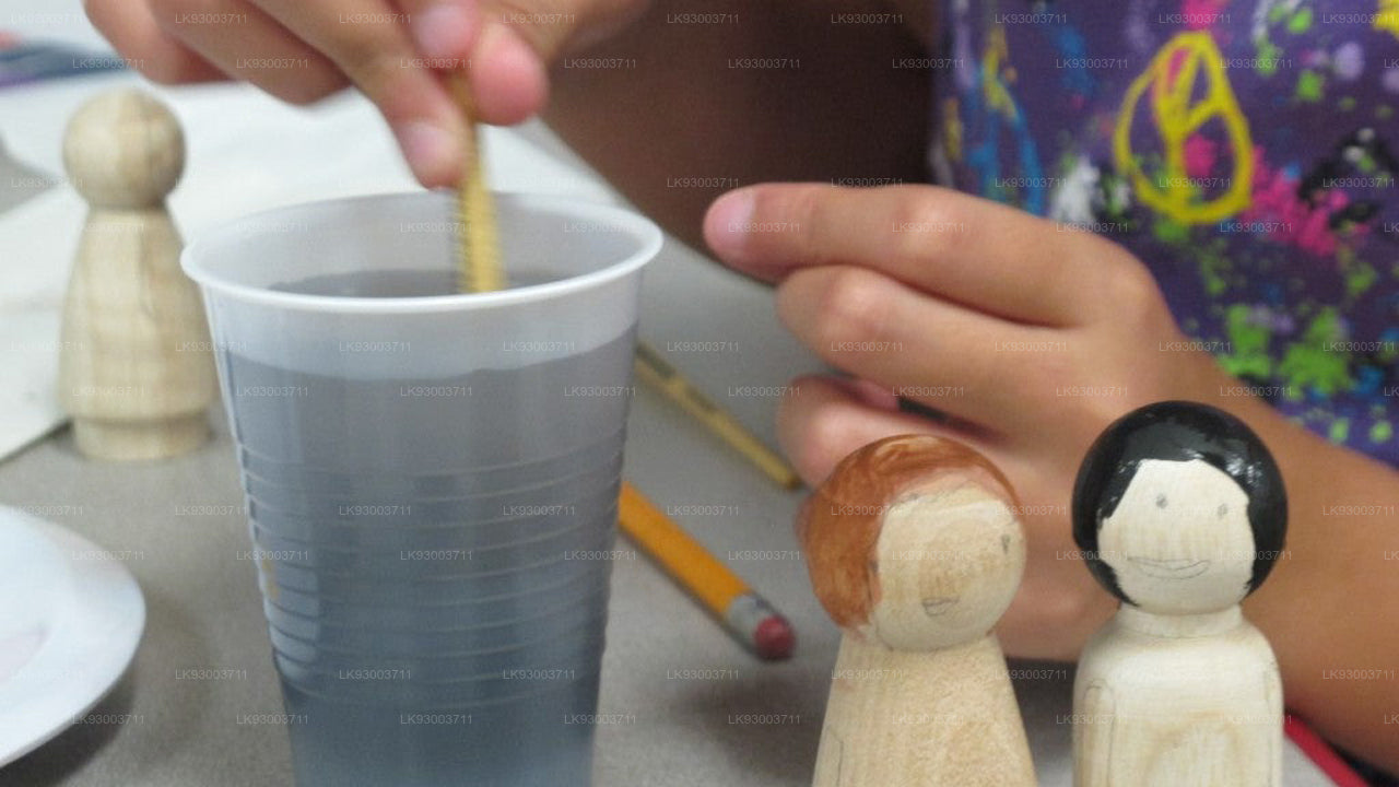 Peg Doll Painting Experience from Negombo