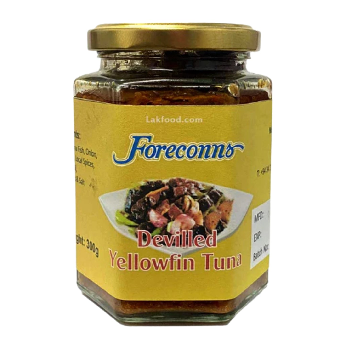 Foreconns Devilled Yellowfin Tuna (400g)