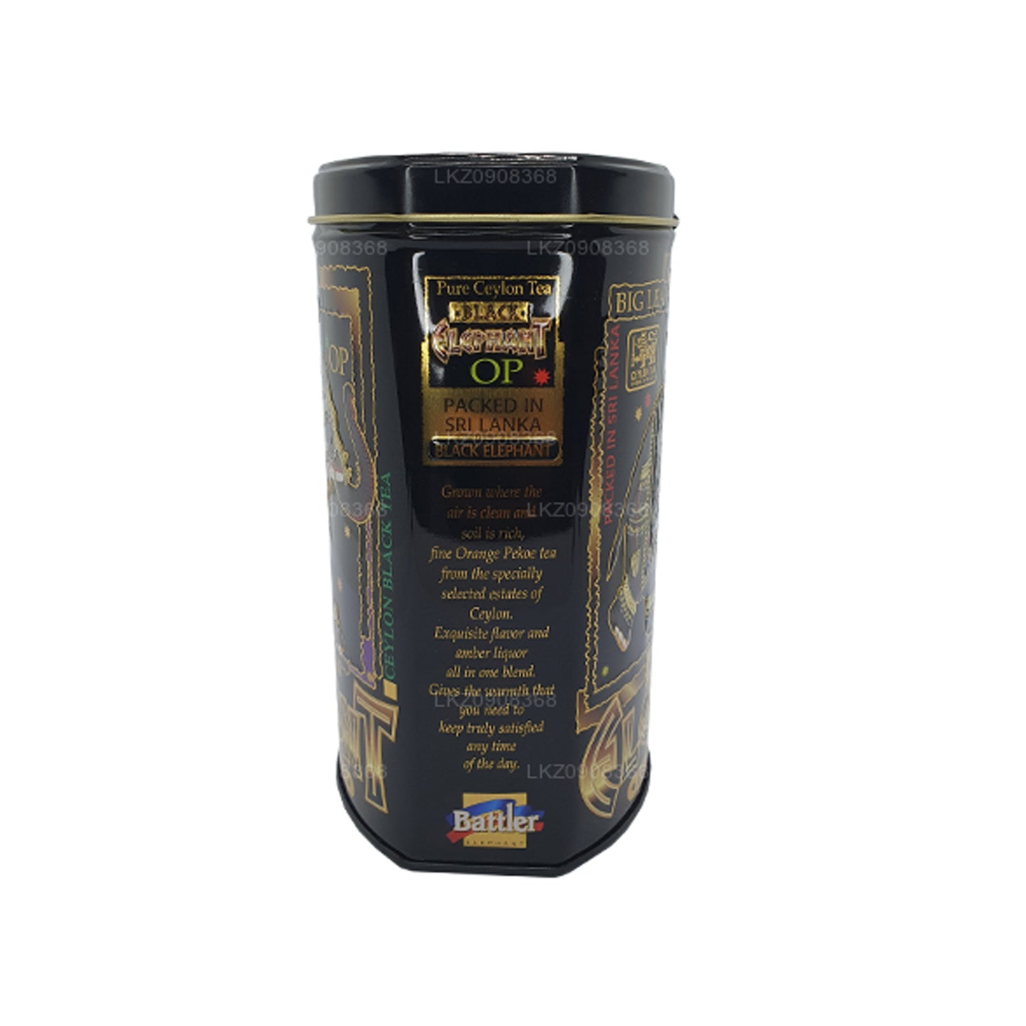 Battler Black Elephant OP Tin Caddy (100g)